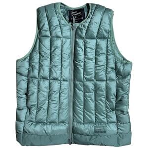 Askov Finlayson Green Puffer Vest Women's Medium M